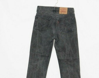 Waist 27 Leg 32 90s 90s Vintage Mom Jeans Vintage Faded Blue Lmid Wash Jeans Straight Leg C11 Etsy
