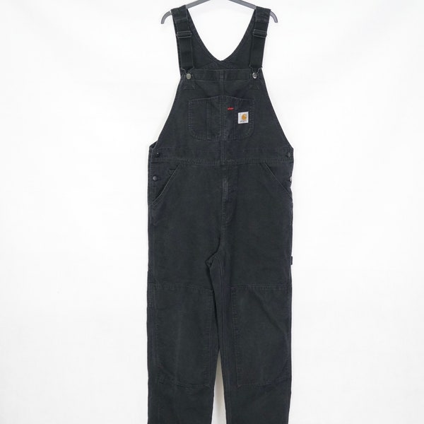 Vintage Carhartt men's dungarees jeans size. W34 - L32 model BiB overall