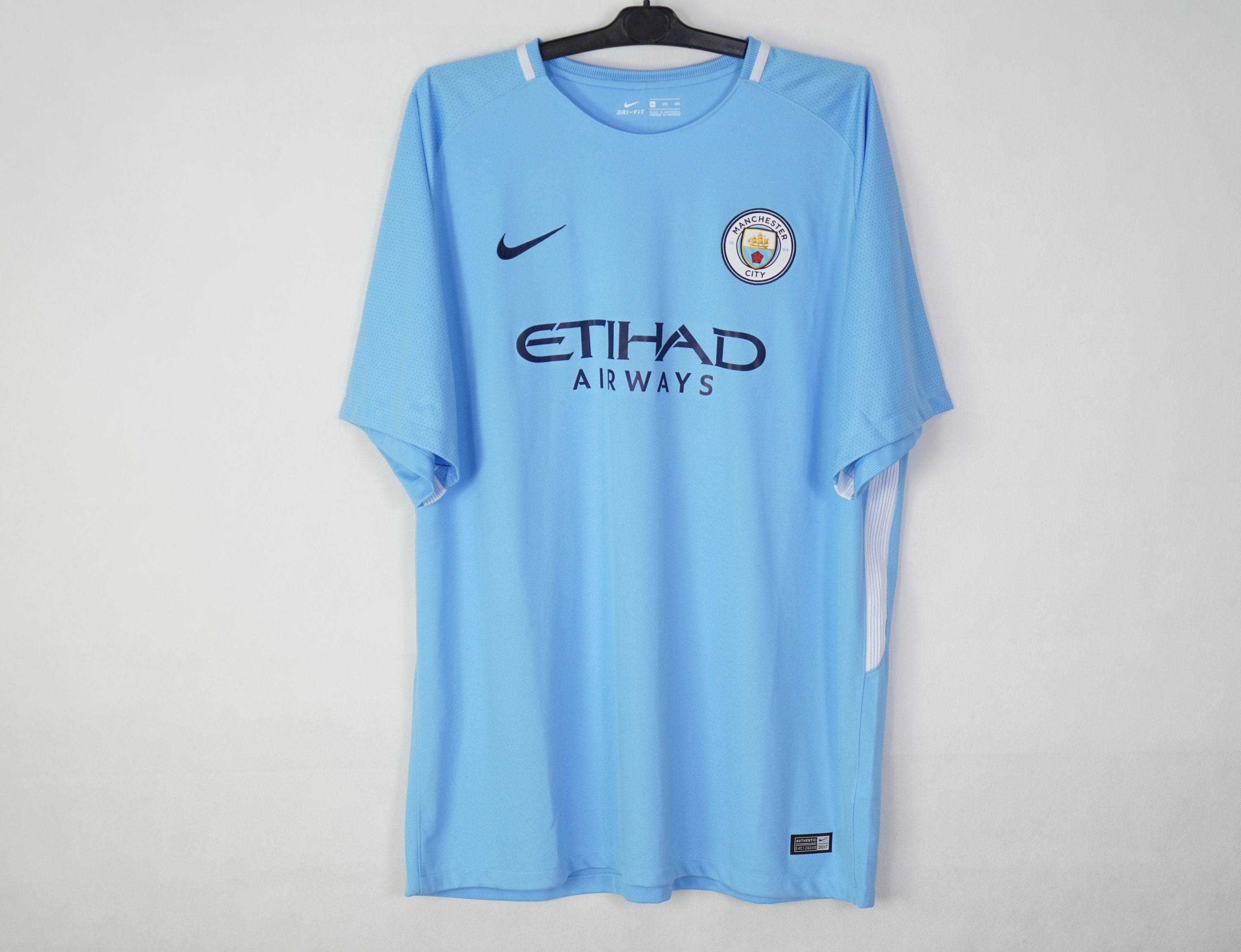 Nike Etihad Airways Manchester City Football Club 2017 Blue Soccer