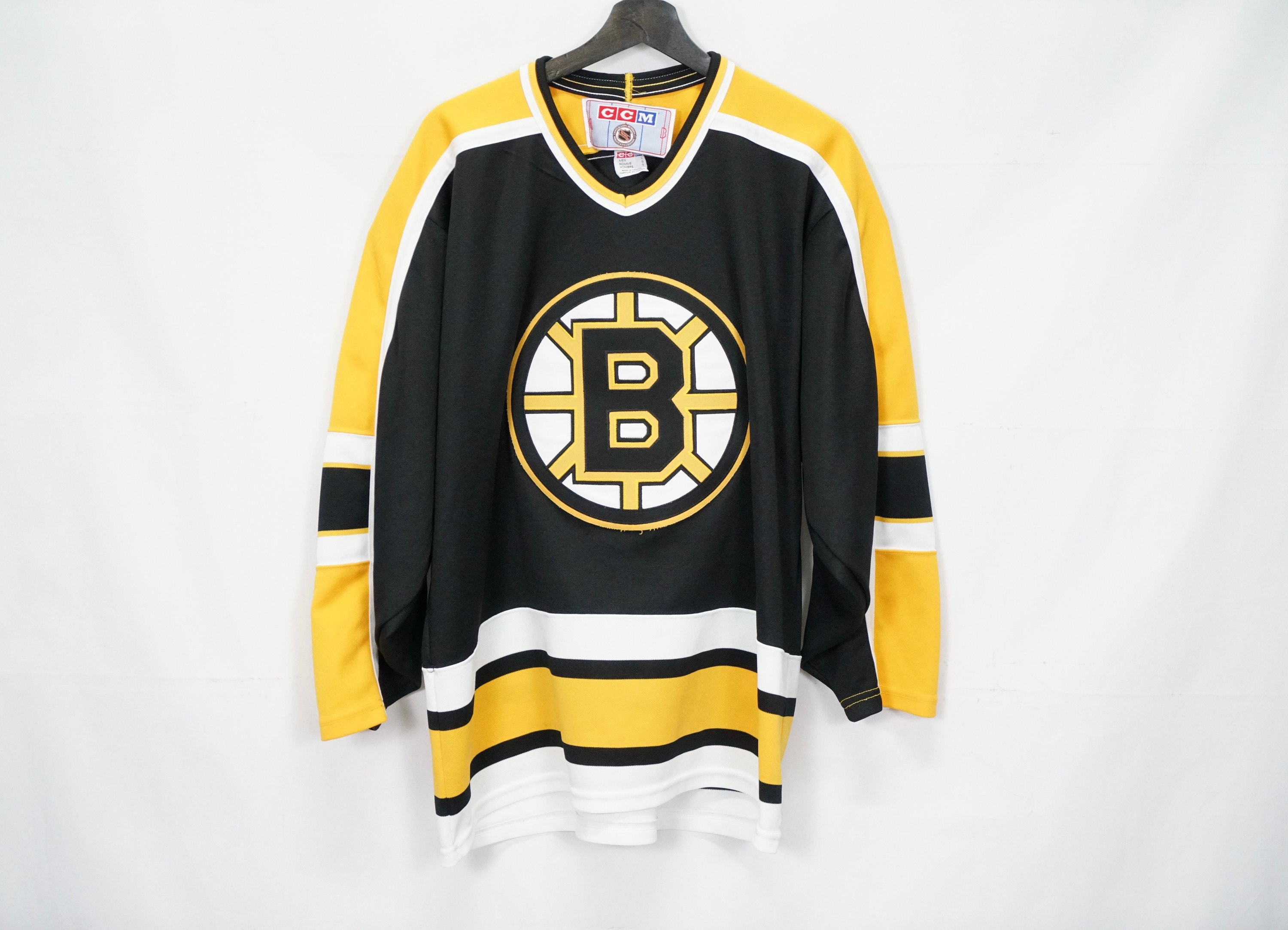 Johnny Bucyk Boston Bruins Adidas Authentic Home NHL Vintage Hockey Je