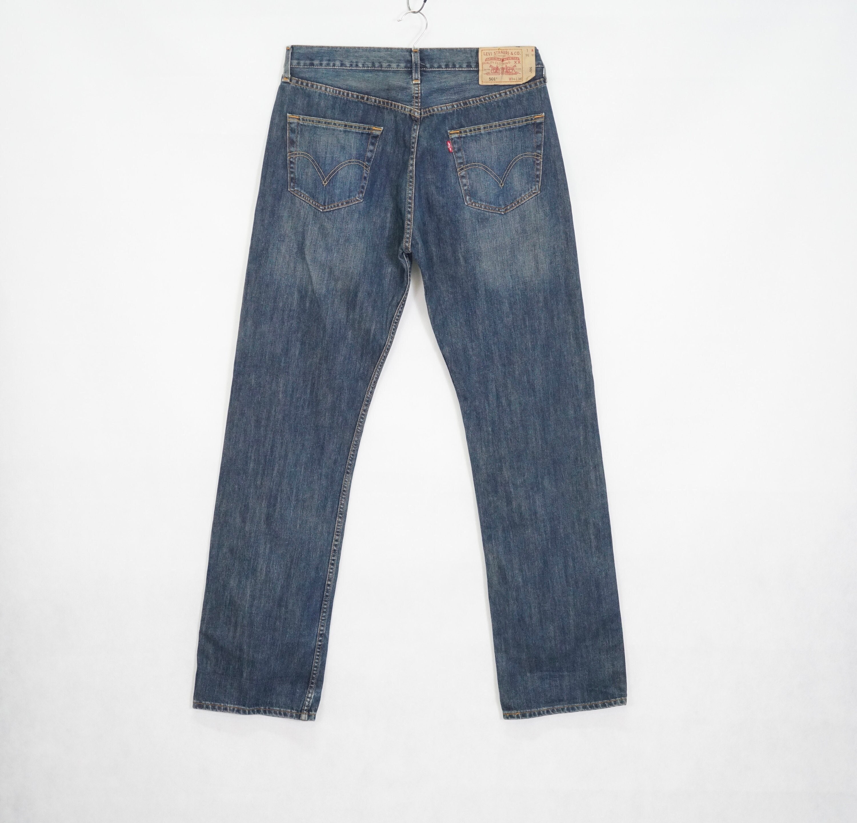 Levis 501 W34 L34 - Etsy UK Levis 501 W34 L34 - Etsy UK