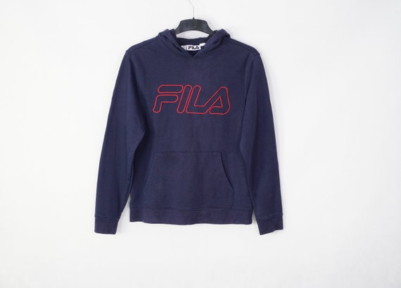 Vintage Fila Men s Sweater Hoodie Size M 50 Old School Sportswear Etsy New Zealand