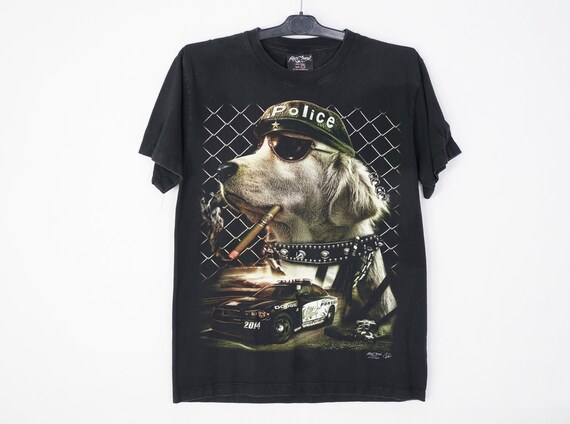 Vintage Rook Mang Police T shirt M Old School True Vintage 90s