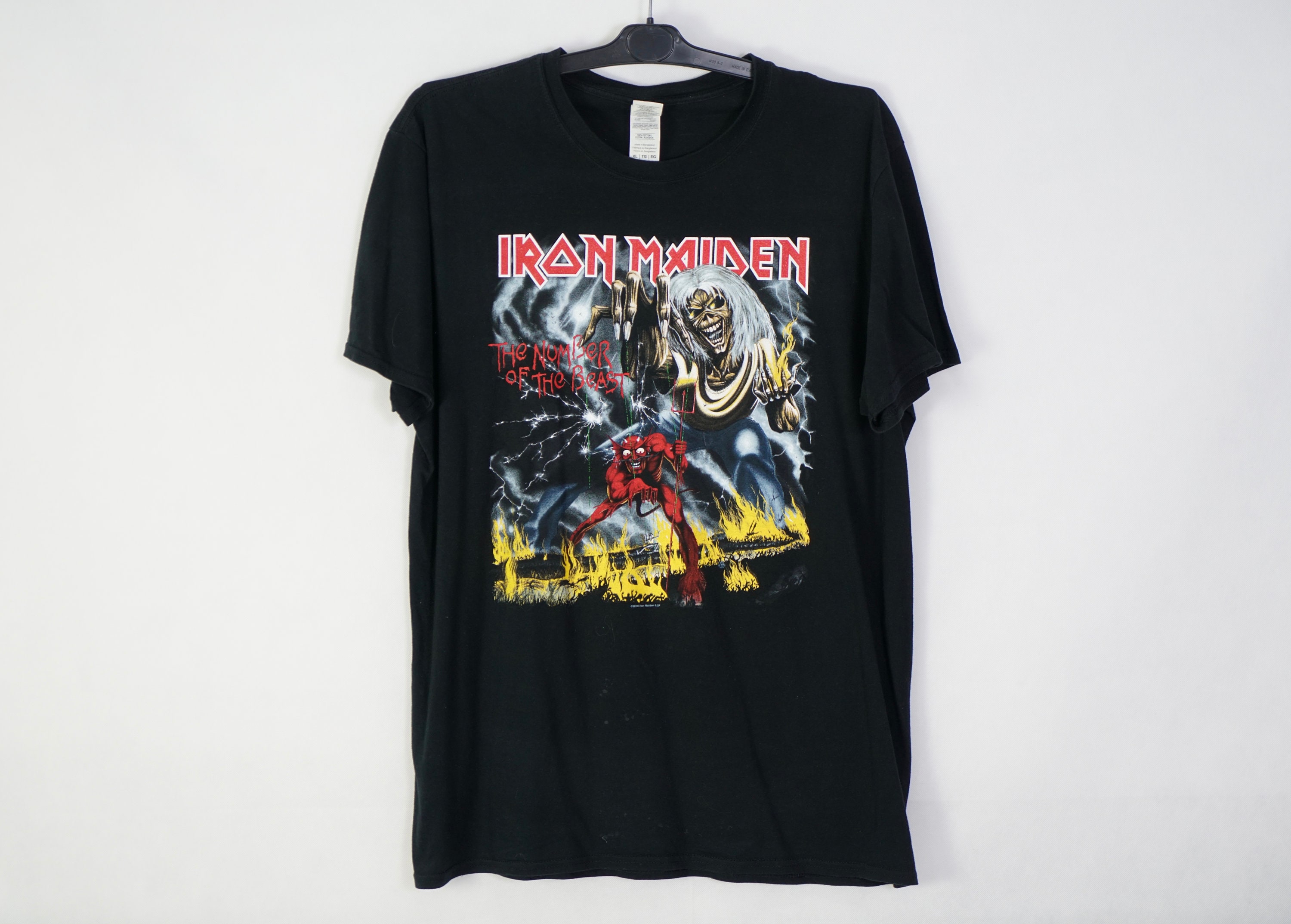 Vintage Iron Maiden Gildan T-shirt Shirt Size. XL Old School True