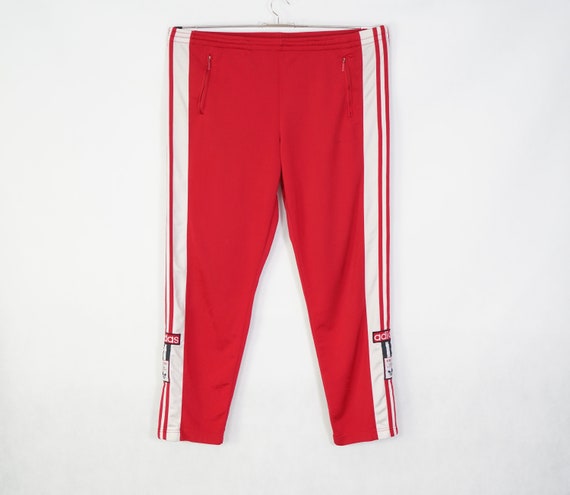 Vintage adidas jogging pants sports trousers popp… - image 2