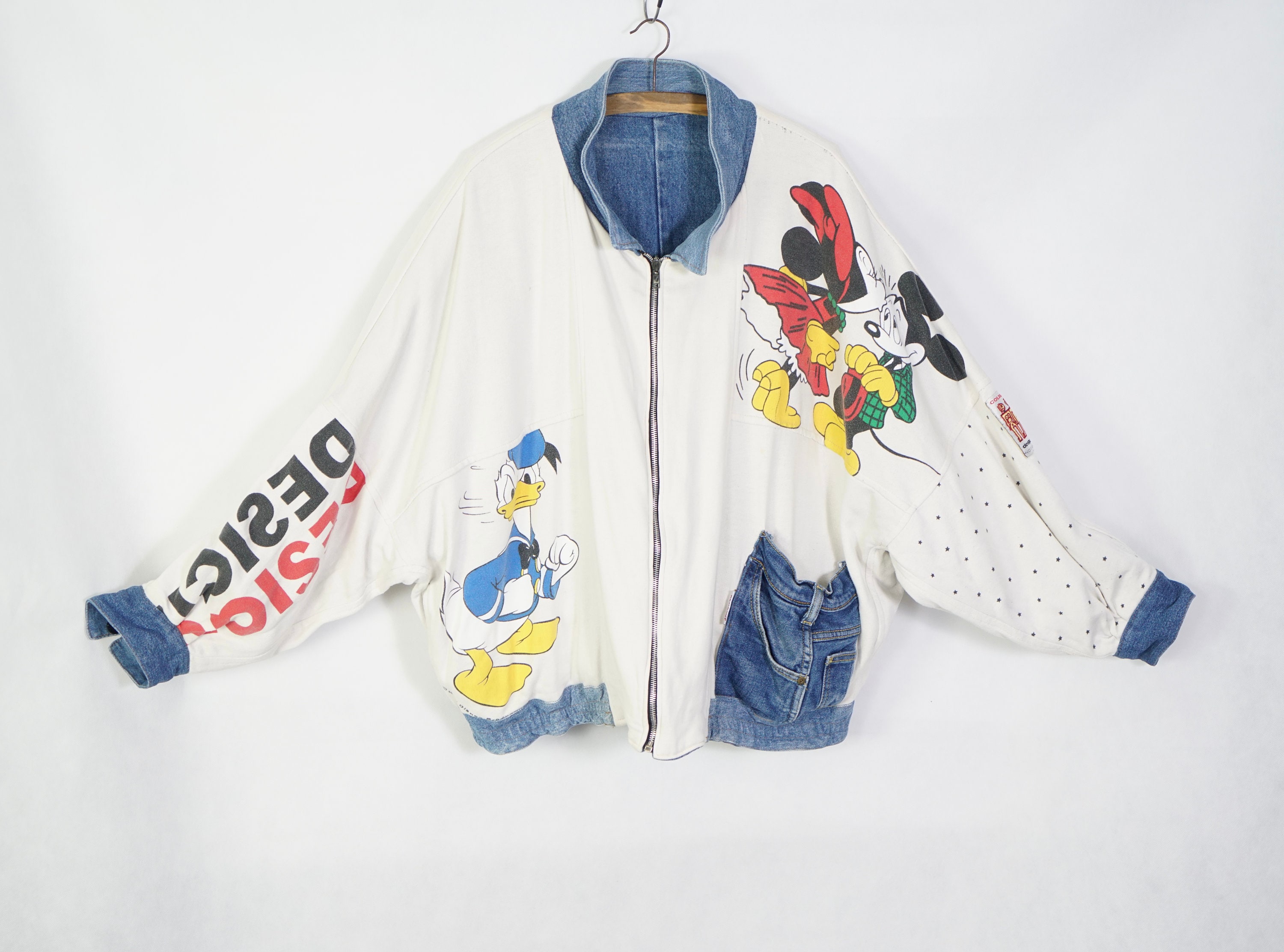 Desigual mickey mouse denim jacket outlet