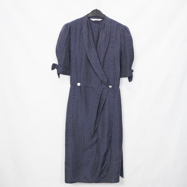 Vintage Schneberger Robe en soie pour femmes Taille 38 True Vintage Retro 80s 90s