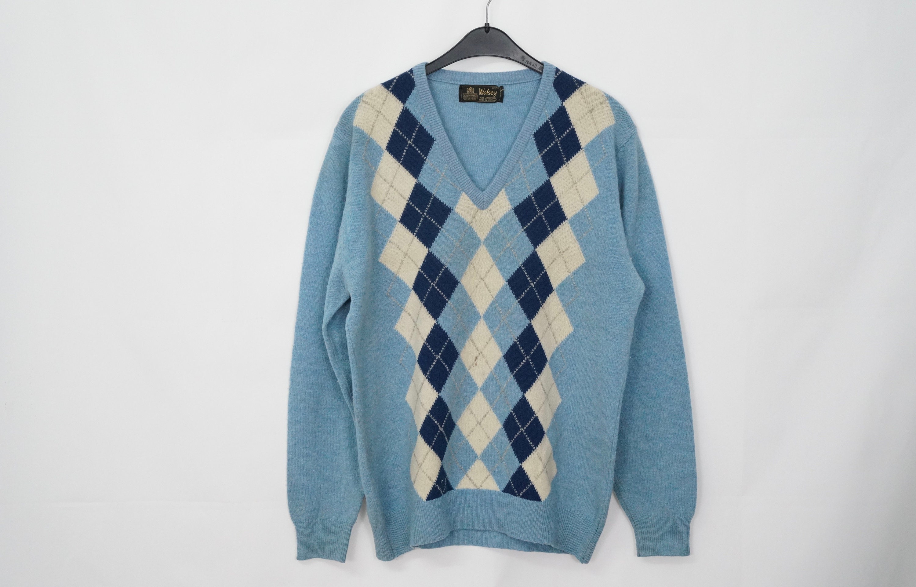 Vintage Wolsey Crazy Pattern Sweater 