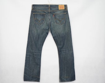 Vintage Levi's pantalones vaqueros para hombre tamaño de pantalones W38 - L34 Modelo 512 Vieja Escuela