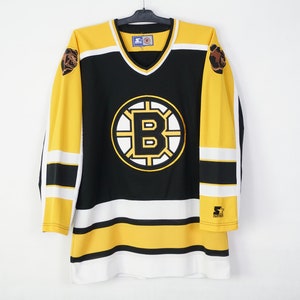 Boston Bruins Vintage Starter Authentic NHL Center Ice Jersey Pooh