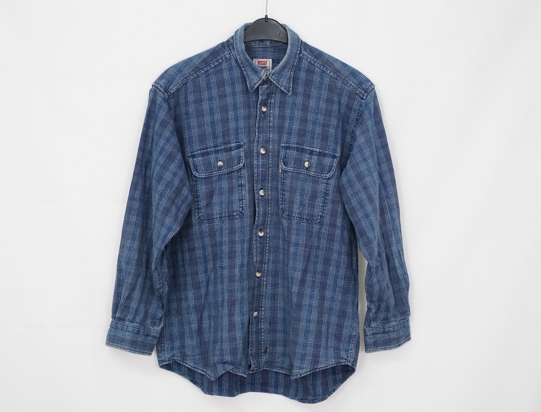 Vintage Levi's Men's Denim Shirt Size M Old School True Vintage 80s 90s ...