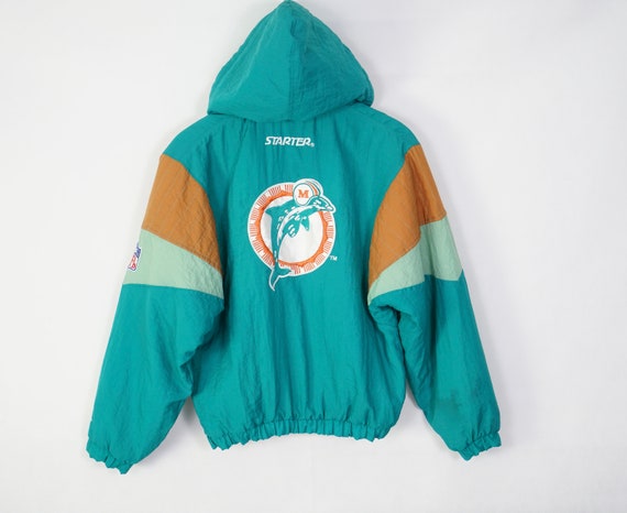 Vintage Miami Dolphins by Starter NFL Jacket Size… - image 5