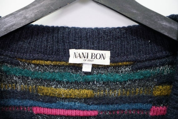 Vintage Nani Bon Crazy Pattern Sweater Sweater Si… - image 2