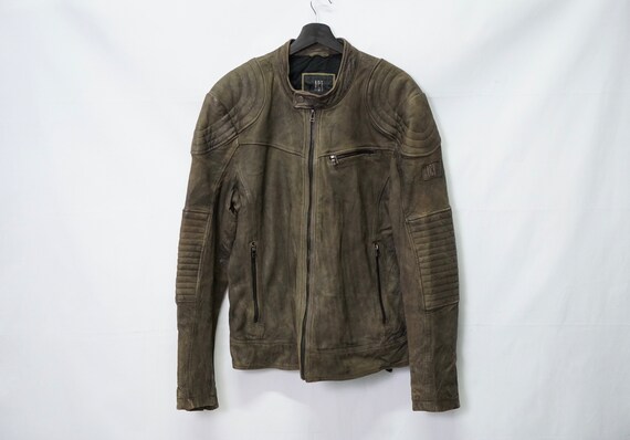 2xl leather top motorcycle jacket