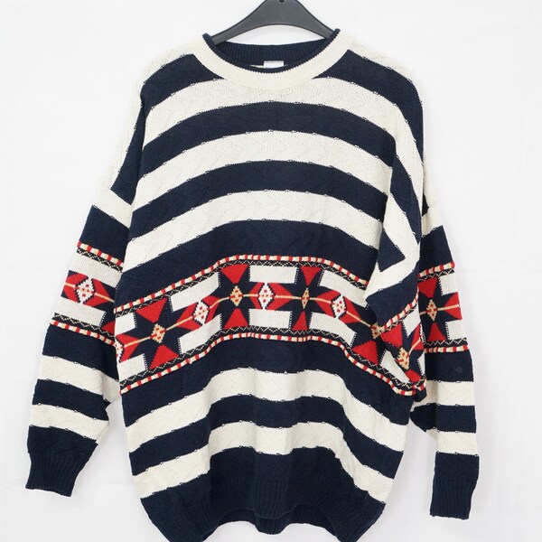 Vintage C&A Pulli Pullover Gr. XXL stricken Strickwaren True Vintage 80er Jahre 90er