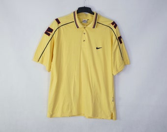 Vintage Nike men's polo shirt size 2XL old school 90s