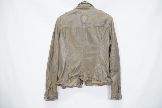 Tigha top leather jacket