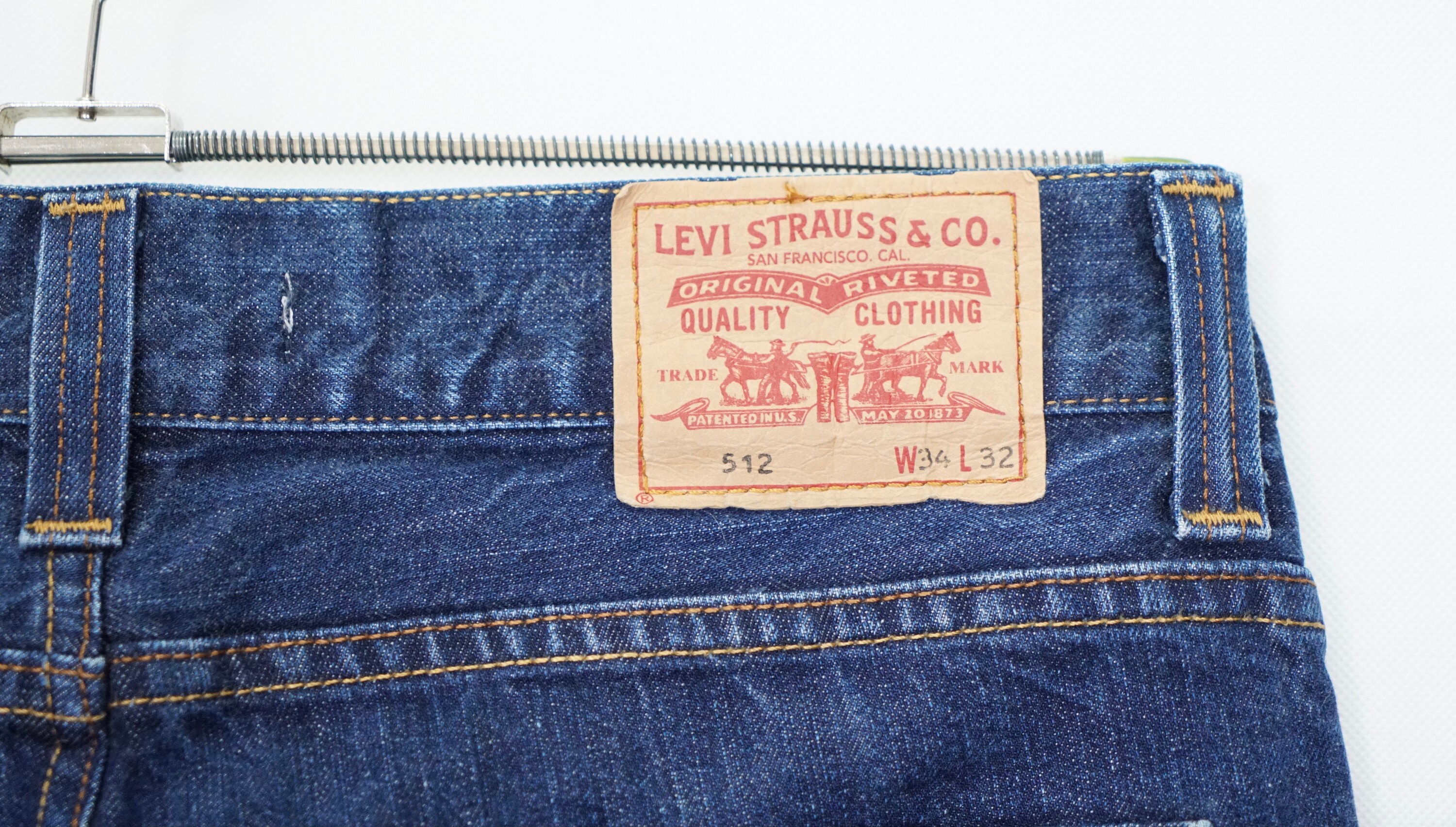 Vintage Levi's Men's Jeans Pants Size W34 - L30 Model 512 Vintage Levi's Men's Jeans Pants Size W34 - L30 Model 512