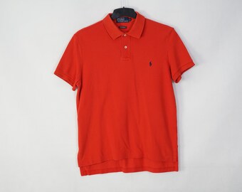 Vintage Ralph Lauren men's polo shirt size M custom fit old school 90s