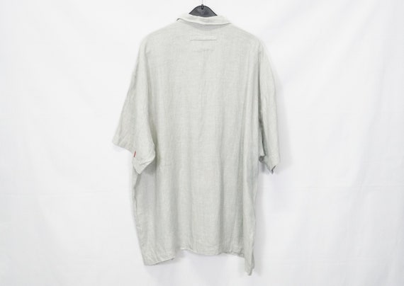 Vintage Signum Shirt Retro Gr. XL (100%Linen) Old… - image 3
