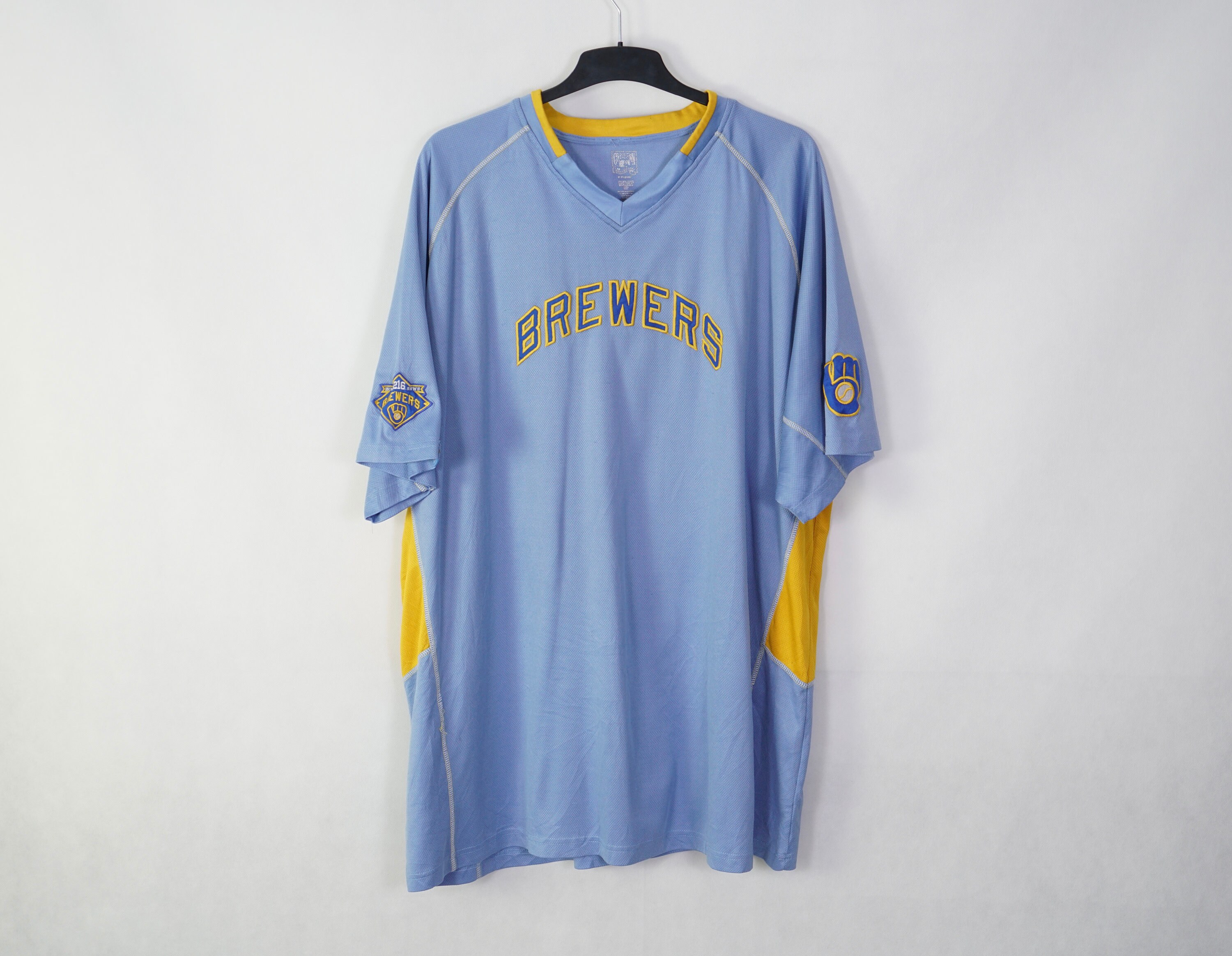 Vintage Cooperstown Collection by Majestic Milwaukee Brewers Baseball Men s Jersey Size 4XT Sportswear