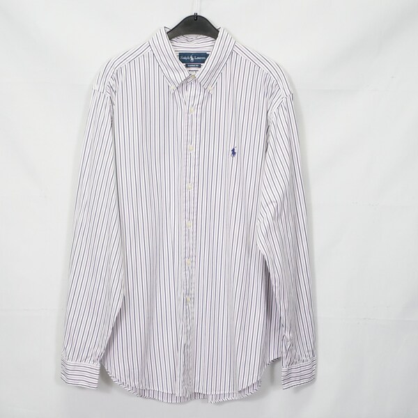 Vintage Ralph Lauren Men's Shirt Shirt Gr. XL Classic Fit True Vintage Oldschool 90s