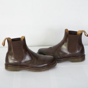 Brown dr martens Etsy