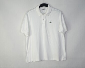 Vintage Lacoste men's polo shirt size XL (6) sportswear old school 90s