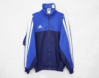 Vintage adidas training jacket sports jacket size XL /D9 old school 80s 90s