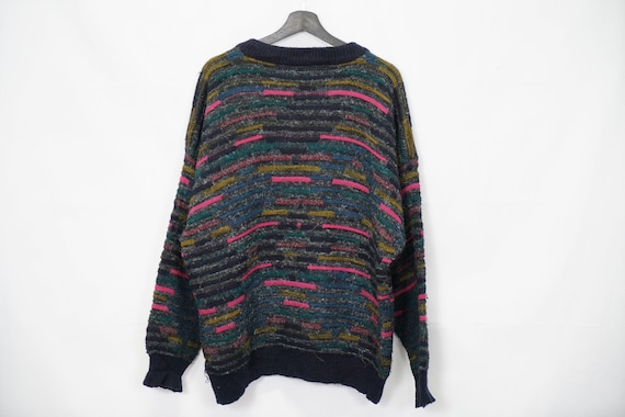 Vintage Nani Bon Crazy Pattern Sweater Sweater Si… - image 3