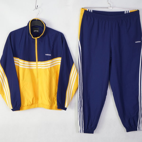 Vintage adidas tracksuit sports suit size. L Sportswear Oldschool 80s 90s