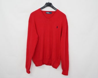 Vintage Ralph Lauren Pullover Sweater Gr. L  Oldschool True Vintage