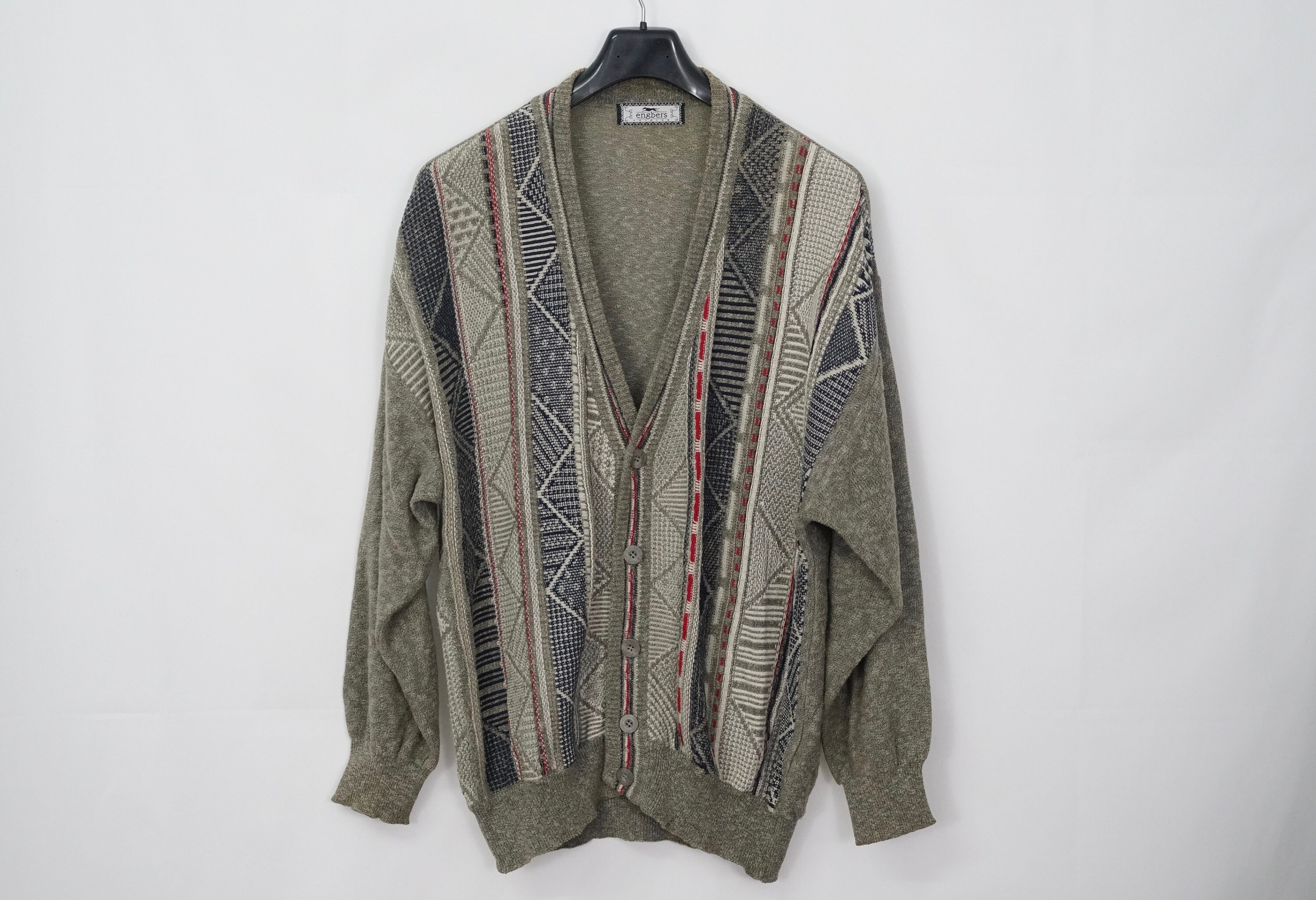 Vintage Engbers Cardigan Cardigan Sweater Size XL 56 Knitwear