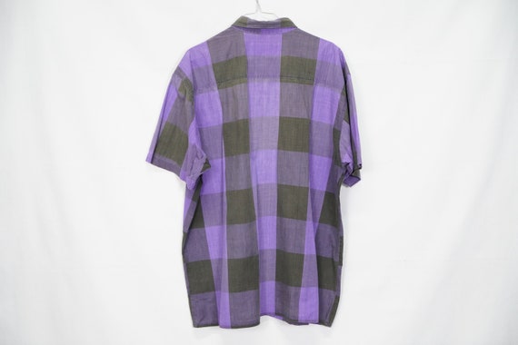 Vintage Bunte Crazy Pattern Shirt Hemd Retro Size… - image 3