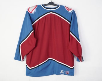 90's Colorado Avalanche Starter NHL Jersey Size XL – Rare VNTG