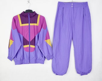 Vintage Active women's tracksuit sports suit tracksuit size. 46 old school 80s