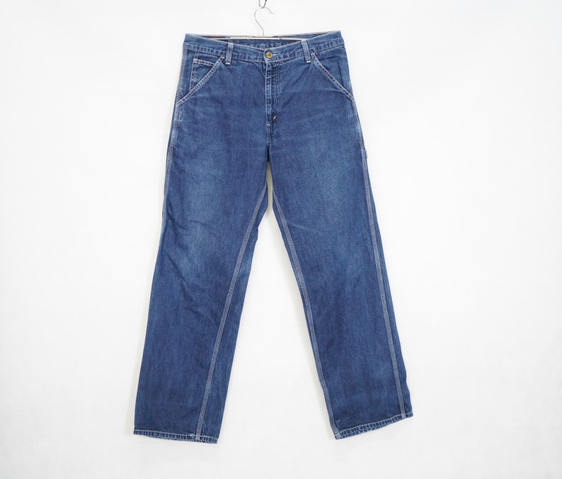 vintage Levis Pantalon Jeans Homme Taille W32 L32 Modèle 673 Oldschool années 90 image 4