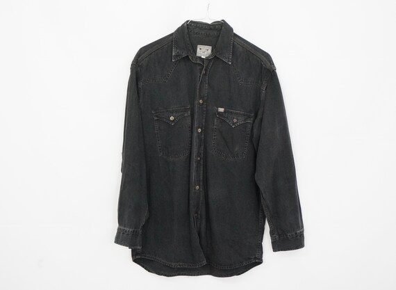 Vintage Mustang Denim Shirt Gr. S 