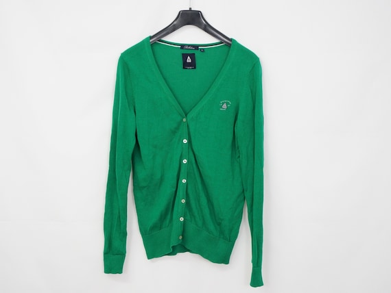 Gaastra Femme Cardigan Cardigan Pull Gr. XL Tricot Oldschool Retro