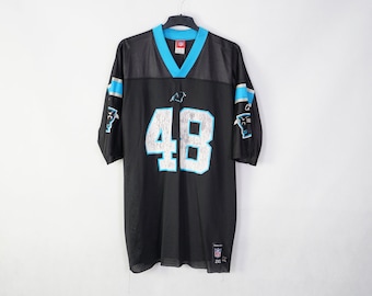 Maglia vintage Reebok Carolina Panthers 48 Davies NFL taglia M Abbigliamento sportivo 2XL