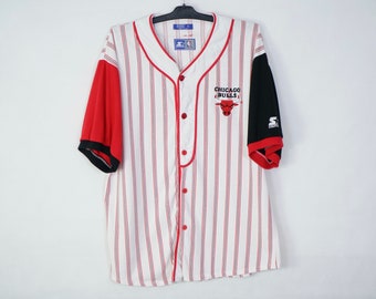 Vintage Chicago Bulls NBA Starter  Jersey Shirt Hemd Size. XL  90s