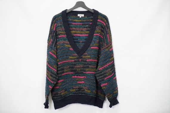 Vintage Nani Bon Crazy Pattern Sweater Sweater Si… - image 1