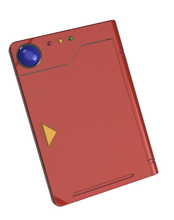 Pokedex 1995 Kanto Model and Custom Game Boy Style 3D model