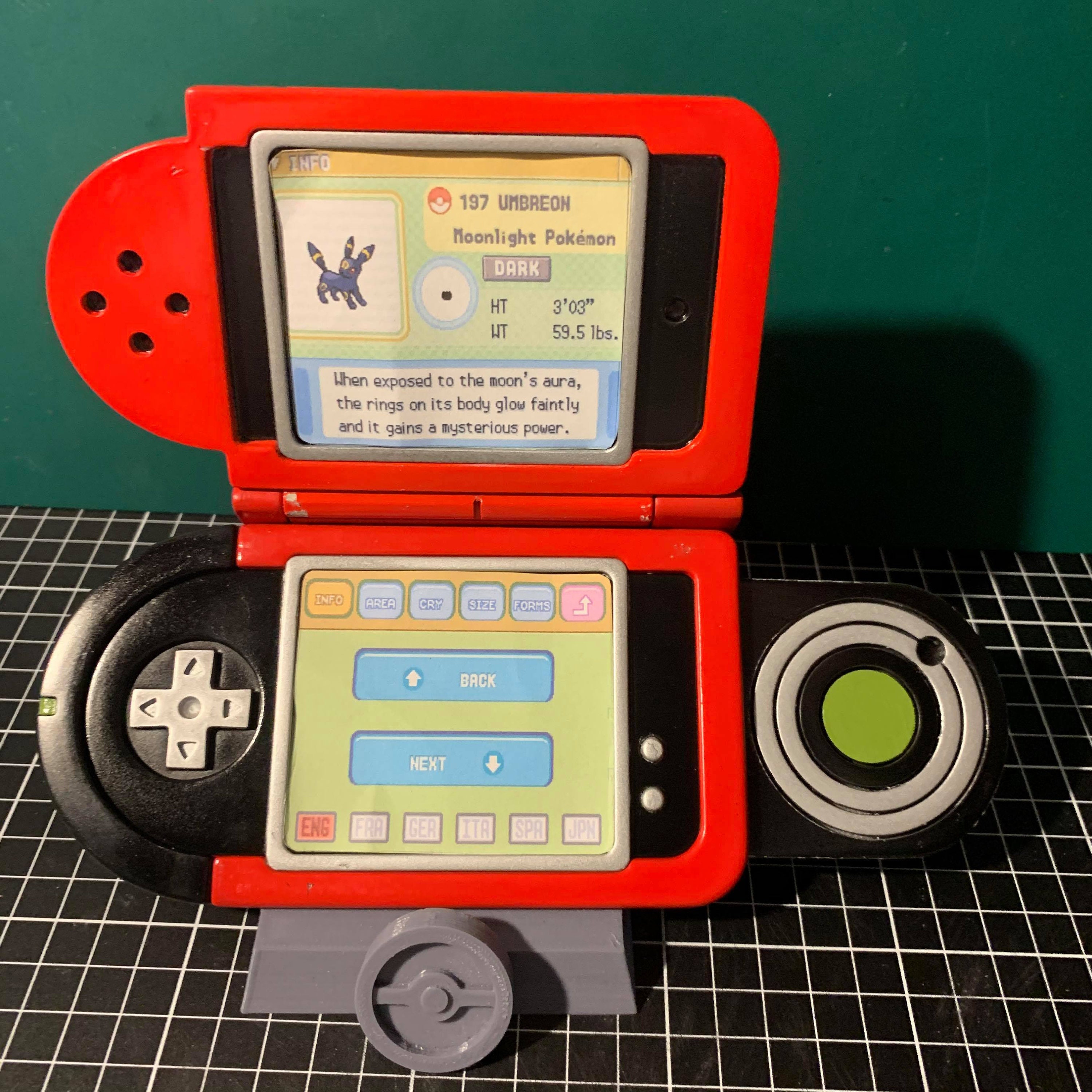 Electronic Pokedex at