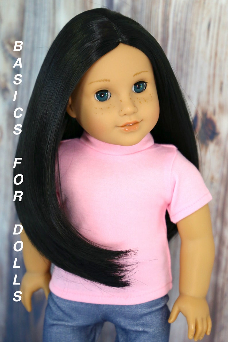 American Girl Doll black Straight Replacement Wigs Etsy Canada