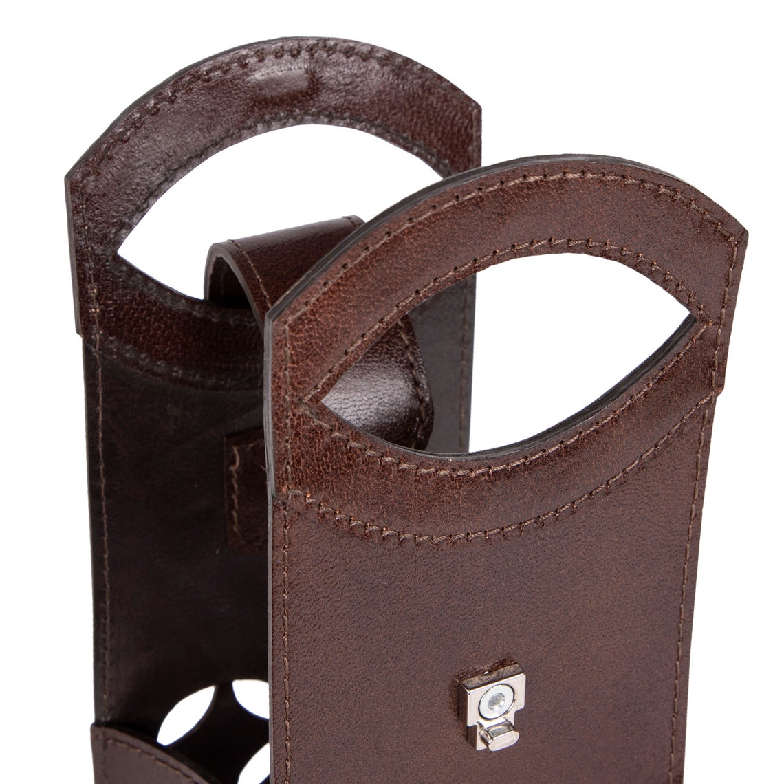 Luxury 100 Handcrafted Original Genuine Leather Wine Bag Wine Etsy