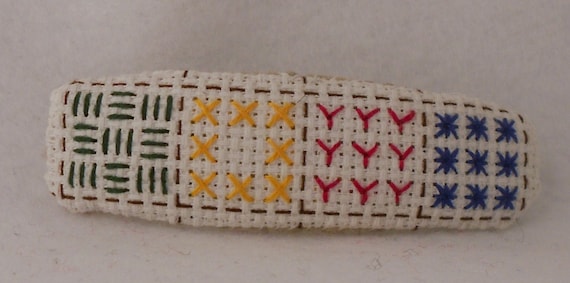 Dragonfly Hair Barrette, Teal, French Barrette, Bo