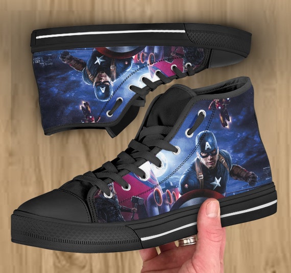 captain america high top converse