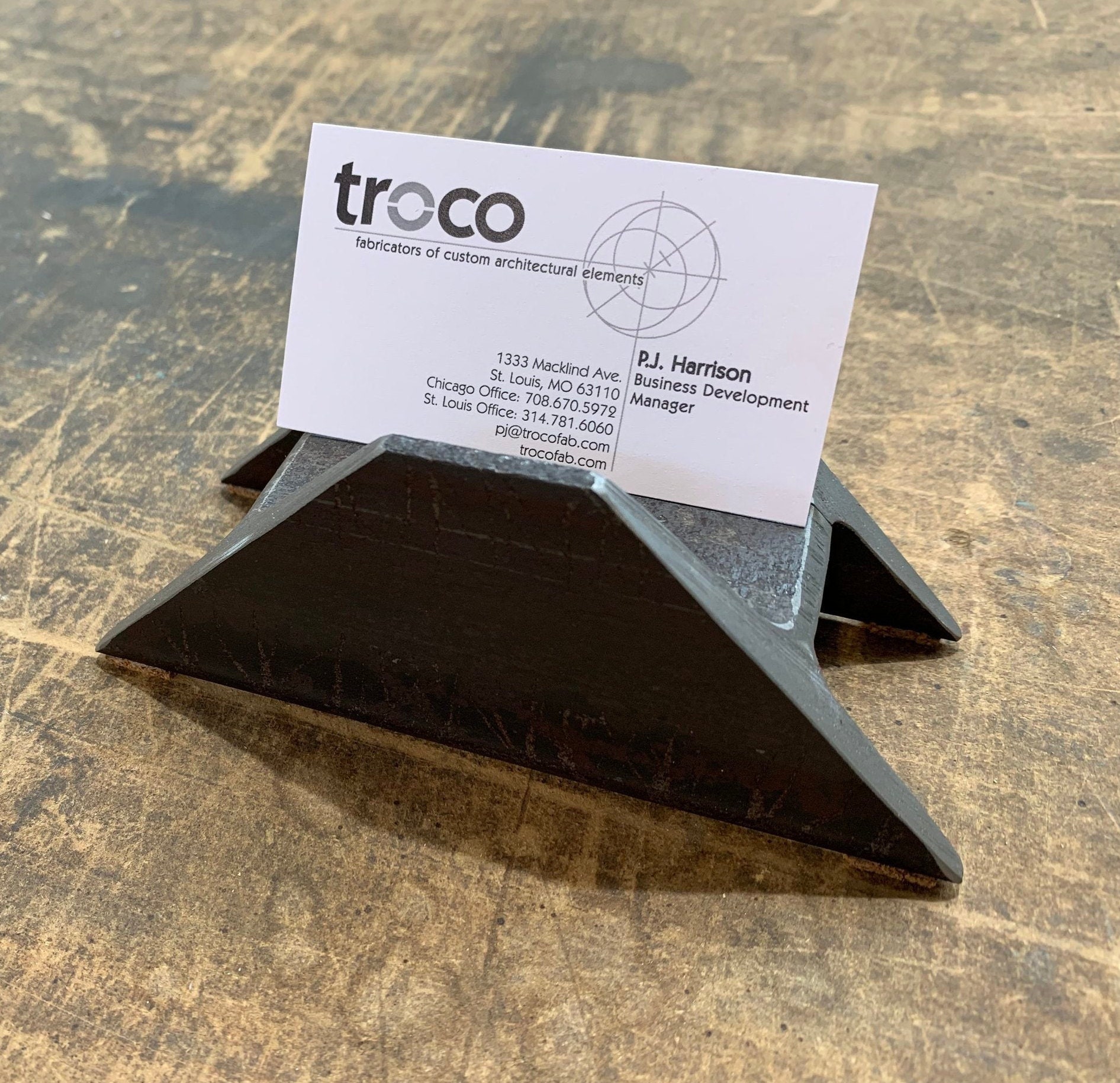 Custom Metal Business Card Holder Etsy
