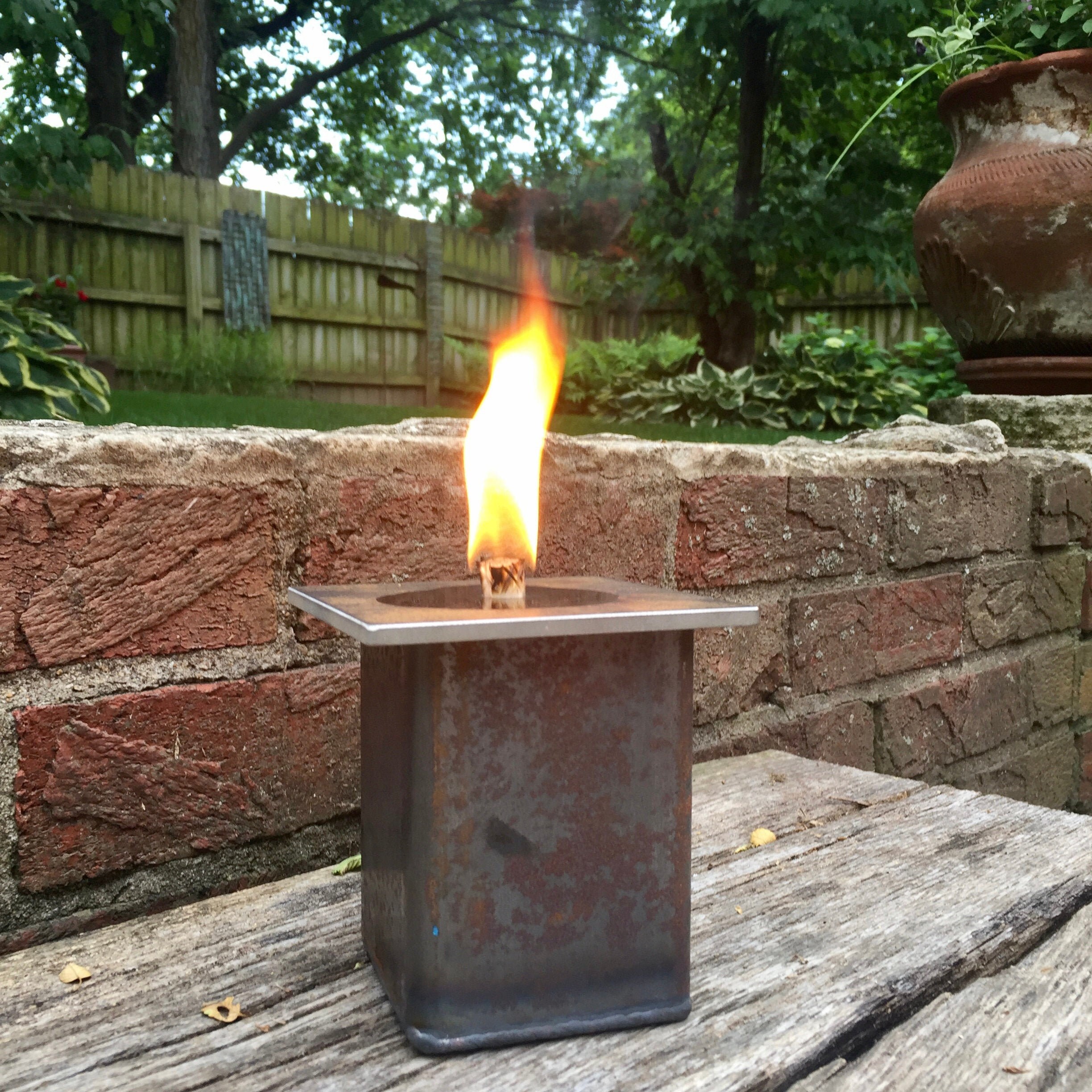 Handmade Steel Outdoor Citronella Candles set of 4 FREE Etsy